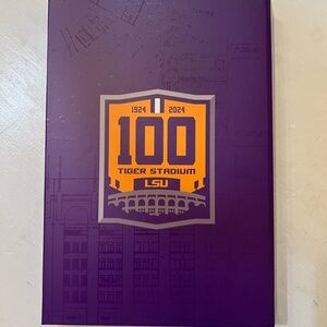 LSU Tiger Stadium Centennial Game Plaque and box